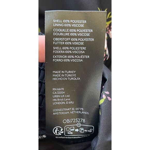 NWT Free People in A Bubble Mini Dress in Black, Size Small - Picture 14 of 16